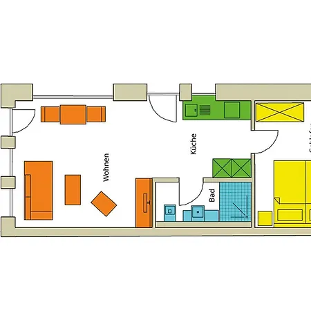 Apartment Zwergtaucher - Mit Balkon, Seeblick&freizeitangeboten Am